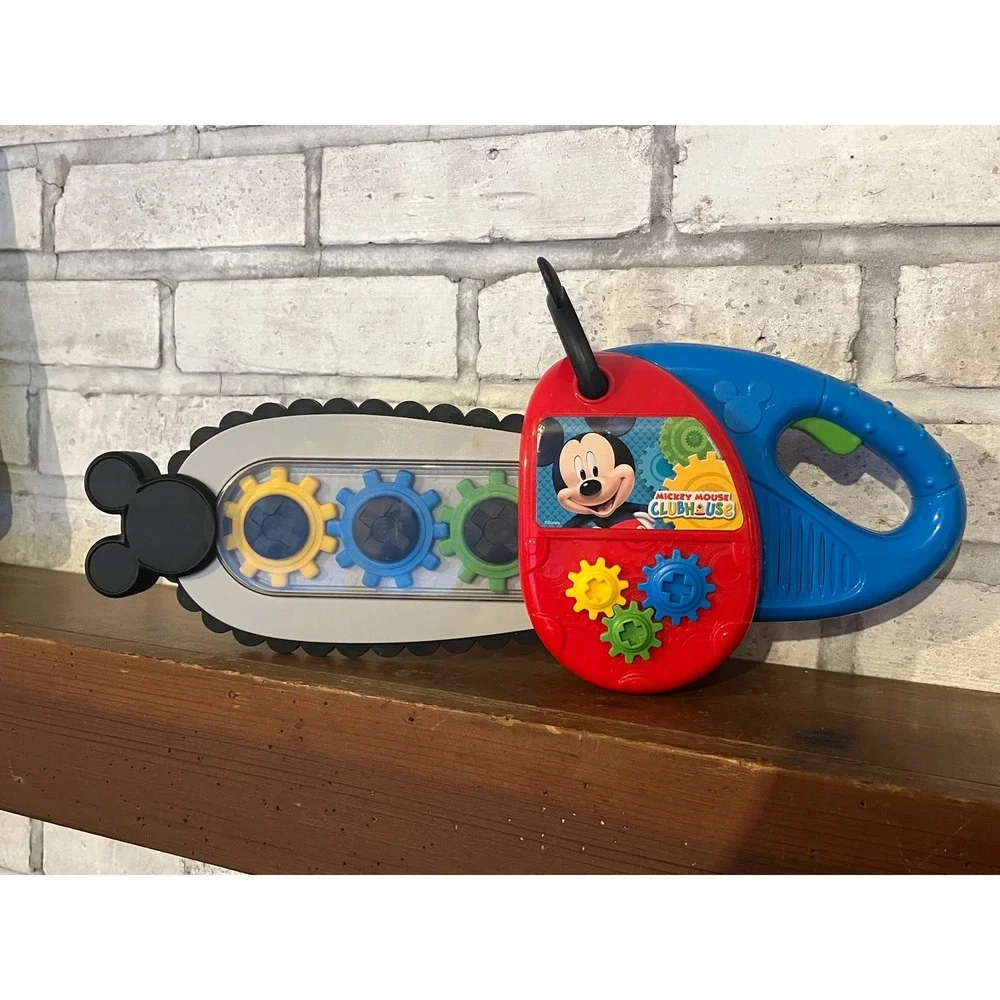 Just Play Disney Junior Mickey Mouse Clubhouse Gear 'N Go‎ Chainsaw Works!